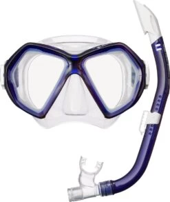 ReefTourer Snorkelmasker Duikbril Snorkelset RC-0107- Donker Blauw