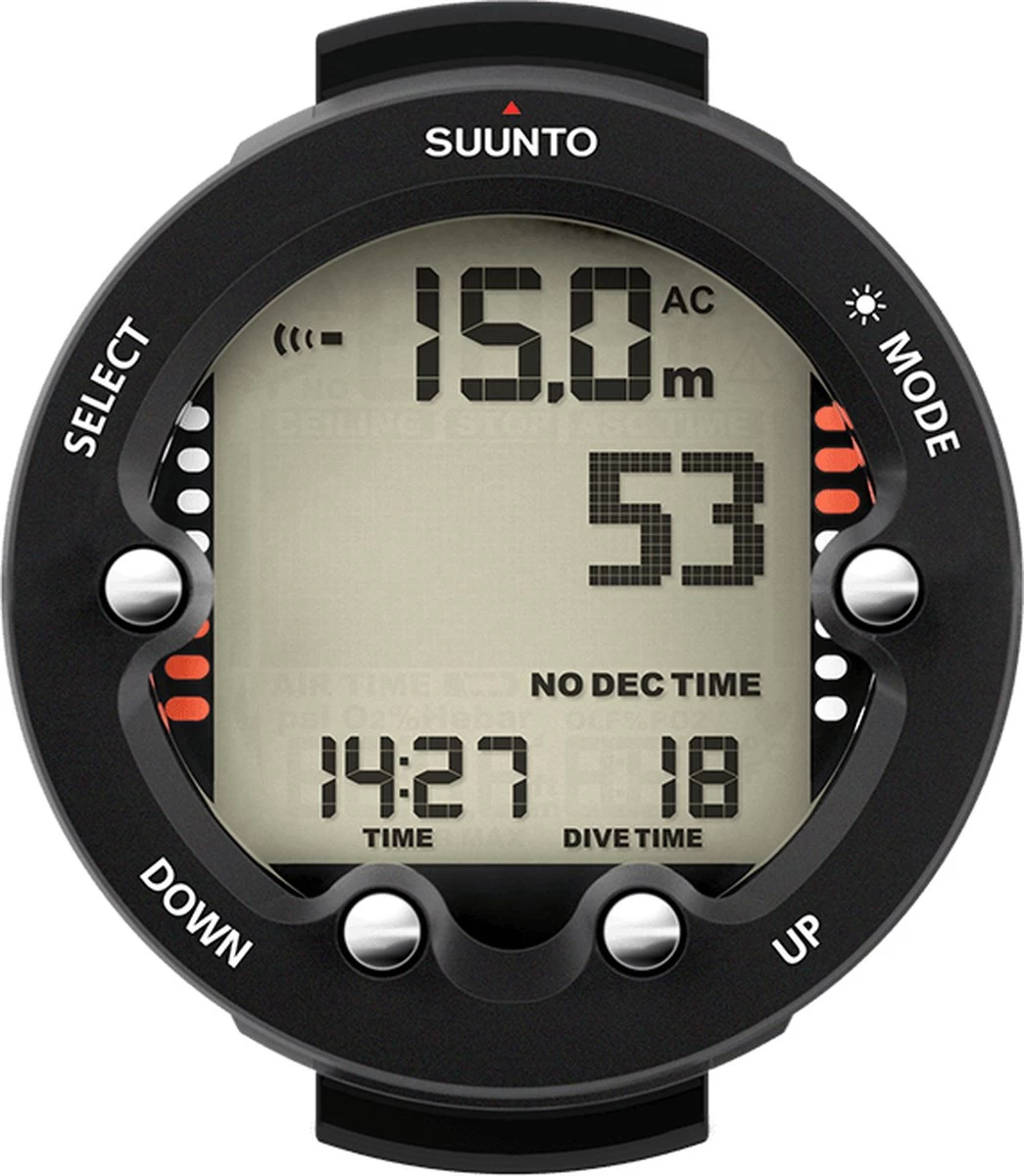 Suunto Zoop Novo Zwart Duikcomputer 3 Suunto Zoop Novo Zwart Duikcomputer