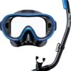 ReefTourer Snorkelmasker Duikbril Snorkelset Voor Kinderen Tot Ong. 10 Jaar RC-0203- Zwart/blauw
