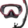 ReefTourer Snorkelmasker Duikbril Snorkelset RC-0105-zwart/rood -Winkel voor professionele sportartikelen 1079x1200