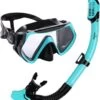 Atlantis Borneo Combo - Snorkelset - Volwassenen - Turquoise/Zwart -Winkel voor professionele sportartikelen 1102x1200