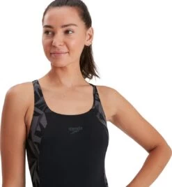 Speedo Hyper Boom Splice Muscleback Dames - Zwart / Grijs - Maat 46 -Winkel voor professionele sportartikelen 1108x1200 4