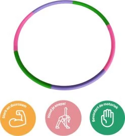 Jobber - Hoelahoep - Hoepel Kinderen - Hoepel - Roze - Paars - Groen