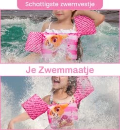 Zwemvest Kind - Zwembandjes - Puddle Jumper - Drijfvest Kind - 2-6 Jaar - 14-25kg - Roze -Winkel voor professionele sportartikelen 1114x1200 1