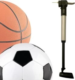 ESTARK - Ballenpomp - Professionele Voetbalpomp - Basketbalpomp - Ballenpomp- Pomp - Inclusief Naald - Balpomp - Voetbal - Basket - Volleyball - Bal - Ballen - Handpomp