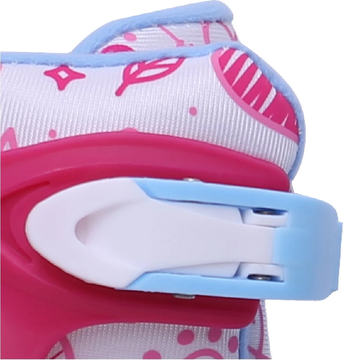 Street Rider Inline Skates - Verstelbaar - Hardboot Skeeler - Roze/ Wit - Maat 27/30 5 Street Rider Inline Skates - Verstelbaar - Hardboot Skeeler - Roze/ Wit - Maat 27/30 - Afbeelding 3