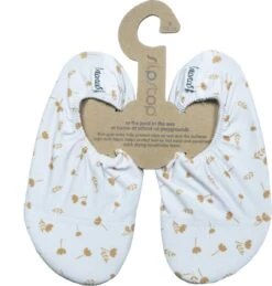 Slipstop Mosterd Grain - Wit Met Oker Bloemen -Winkel voor professionele sportartikelen 1145x1200