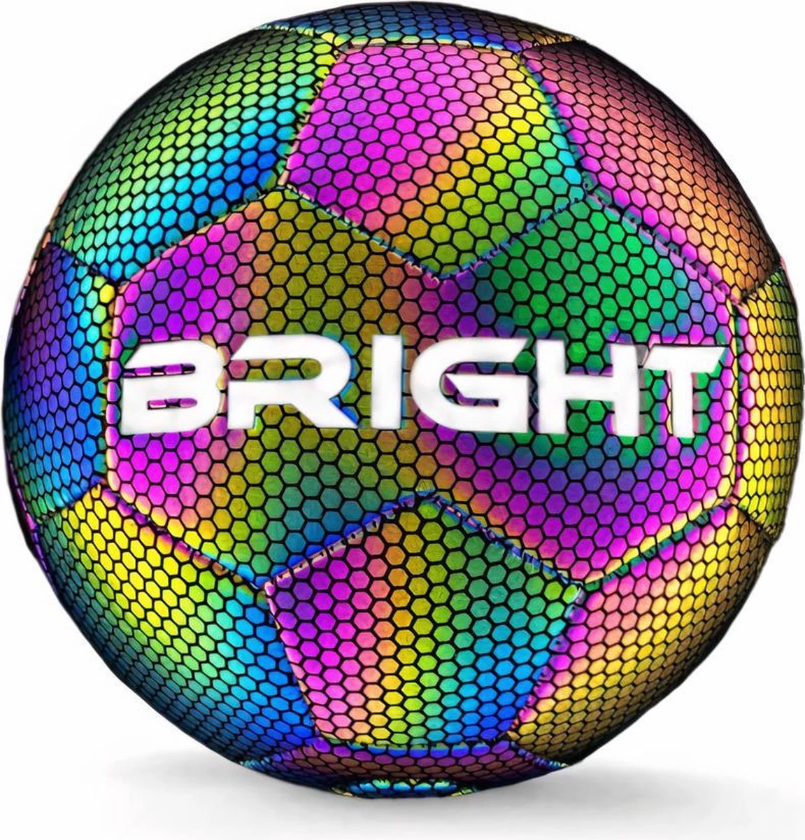 The BRIGHT Lichtgevende Voetbal | Reflecterend | Holografisch | Glow In The Dark | Kinderen En Volwassenen | Unisex | Wit/Zwart/Roze/Blauw/Geel | Maat 5 3 The BRIGHT Lichtgevende Voetbal | Reflecterend | Holografisch | Glow In The Dark | Kinderen En Volwassenen | Unisex | Wit/Zwart/Roze/Blauw/Geel | Maat 5