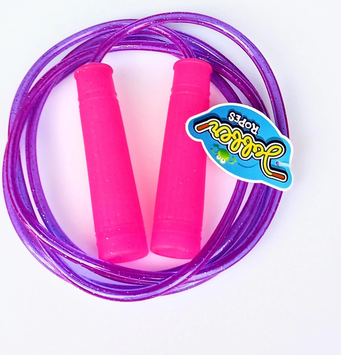 Jobber Ropes Springtouw - Glitter Springtouw - Kinderen - 210cm 6 Jobber Ropes Springtouw - Glitter Springtouw - Kinderen - 210cm - Afbeelding 4