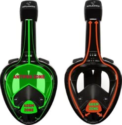 Atlantis Full Face Mask 2.0 - Snorkelmasker - Volwassenen - Zwart - S/M -Winkel voor professionele sportartikelen 1165x1200 1