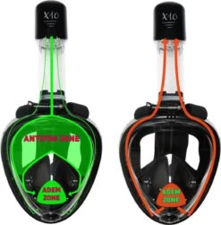 X10 Full Face Mask- Snorkelmasker - Volwassenen - Zwart - S/M -Winkel voor professionele sportartikelen 1179x1200 3
