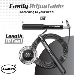 ARMENTI Professioneel Sport Springtouw - Verstelbaar - Met Kogellager - Skipping Jump Rope - Touwtje Springen Voor Volwassenen - Speedrope Conditie & Krachttraining - Binnen & Buitensport Fitness Springtouwen 15 ARMENTI Professioneel Sport Springtouw - Verstelbaar - Met Kogellager - Skipping Jump Rope - Touwtje Springen Voor Volwassenen - Speedrope Conditie & Krachttraining - Binnen & Buitensport Fitness Springtouwen -Winkel voor professionele sportartikelen 1185x1200 4