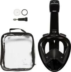 Atlantis Full Face Mask 2.0 - Snorkelmasker - Volwassenen - Zwart - L/XL -Winkel voor professionele sportartikelen 1188x1200 2