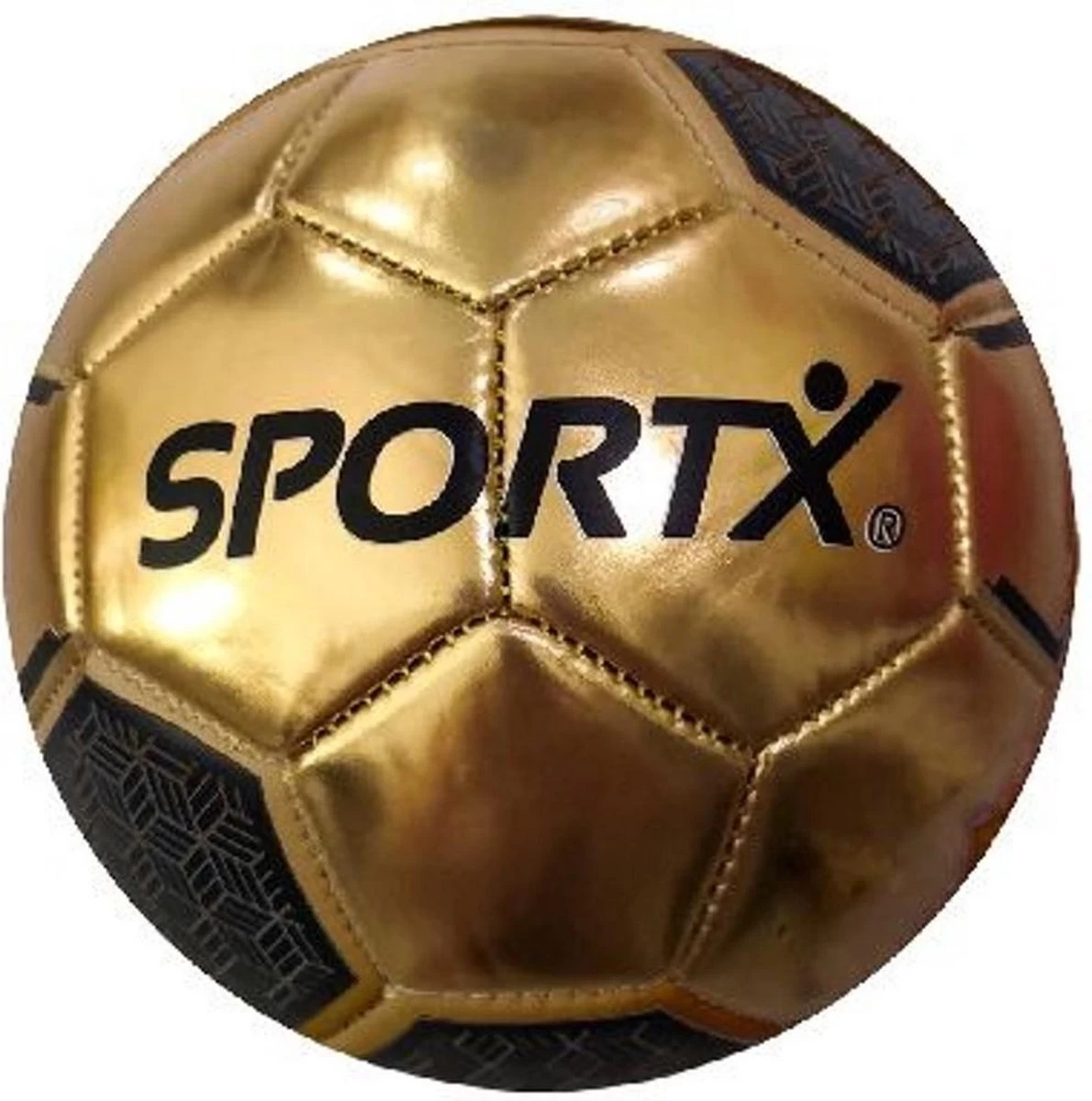 SportX Mini Voetbal Gold Metallic 160-180gr 3 SportX Mini Voetbal Gold Metallic 160-180gr