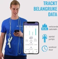 Silvergear Smart Springtouw - 4 Uitdagende Workout Standen - Track Het Aantal Verbrande Calorieën - Slaat Alle Workouts Overzichtelijk Op In De App -Winkel voor professionele sportartikelen 1191x1200 14