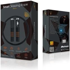 MELTAZO Slimme Springtouw Met Teller, Springtouwen, Fitness Springtouw, Springtouw Met Mobiele APP, Springtouw Teller, Springtouw Volwassenen, Verstelbare Springtouw, Smart Jump Rope, Sport Touwtje Springen Voor Gewichtsverlies - Crossfit (Zwart) -Winkel voor professionele sportartikelen 1194x1200 12