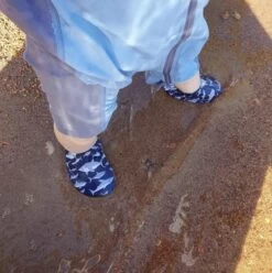 Slipstop Waterschoen Kinderen / Zwemschoenen / Zwemslof / Antislip Schoen / Gymschoen - Jongen Meisje -Navy Blauw INF 18/20 -Winkel voor professionele sportartikelen 1196x1200