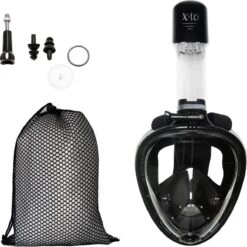 X10 Full Face Mask- Snorkelmasker - Volwassenen - Zwart - S/M -Winkel voor professionele sportartikelen 1199x1200 1