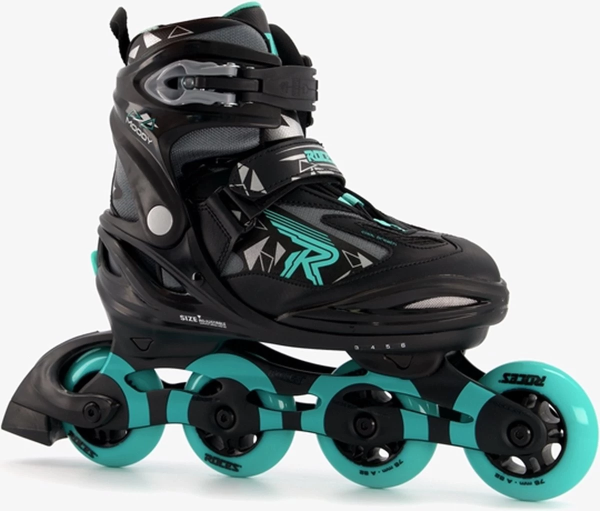 Roces MOODY TIF Verstelbare Inlineskates - Maat 36-40 - Aqua 9 Roces MOODY TIF Verstelbare Inlineskates - Maat 36-40 - Aqua - Afbeelding 7