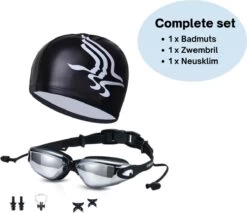 Cynergie - Zwem Accessoires - 6 Delig - Badmuts - Zwembril - Neusklem Zwemmen - Neusknijper - Duikbril - Met Opbergdoosje - Zwembrillen Volwassenen En Kinderen -Winkel voor professionele sportartikelen 1200x1035 7