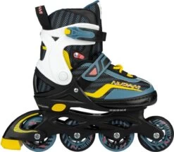 Nijdam Inline Skates Verstelbaar - 38-42 - Game Patrol - Blauw/Zwart