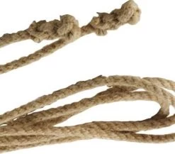 Merkloos Springtouw Hennep | Leba Sport| Springtouw | 10 Meter | Schoolspringtouw | 6 Mm | 3 Strengs | Nederlands Fabrikaat