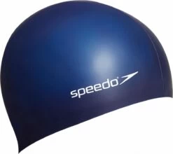 Speedo FLAT SILICONE CAP NAVY - Maat ONE