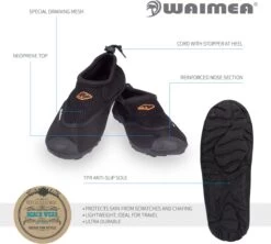 Waimea Aquaschoenen - Wave Rider - Zwart - 34 20 Waimea Aquaschoenen - Wave Rider - Zwart - 34 -Winkel voor professionele sportartikelen 1200x1080 10