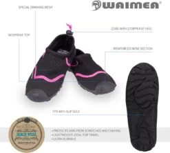 Waimea Aquaschoenen - Wave Rider - Zwart/Roze - 31 -Winkel voor professionele sportartikelen 1200x1080 26