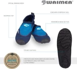 Waimea Aquaschoenen - Wave Rider - Marine/Kobalt - 37 15 Waimea Aquaschoenen - Wave Rider - Marine/Kobalt - 37 -Winkel voor professionele sportartikelen 1200x1080 37