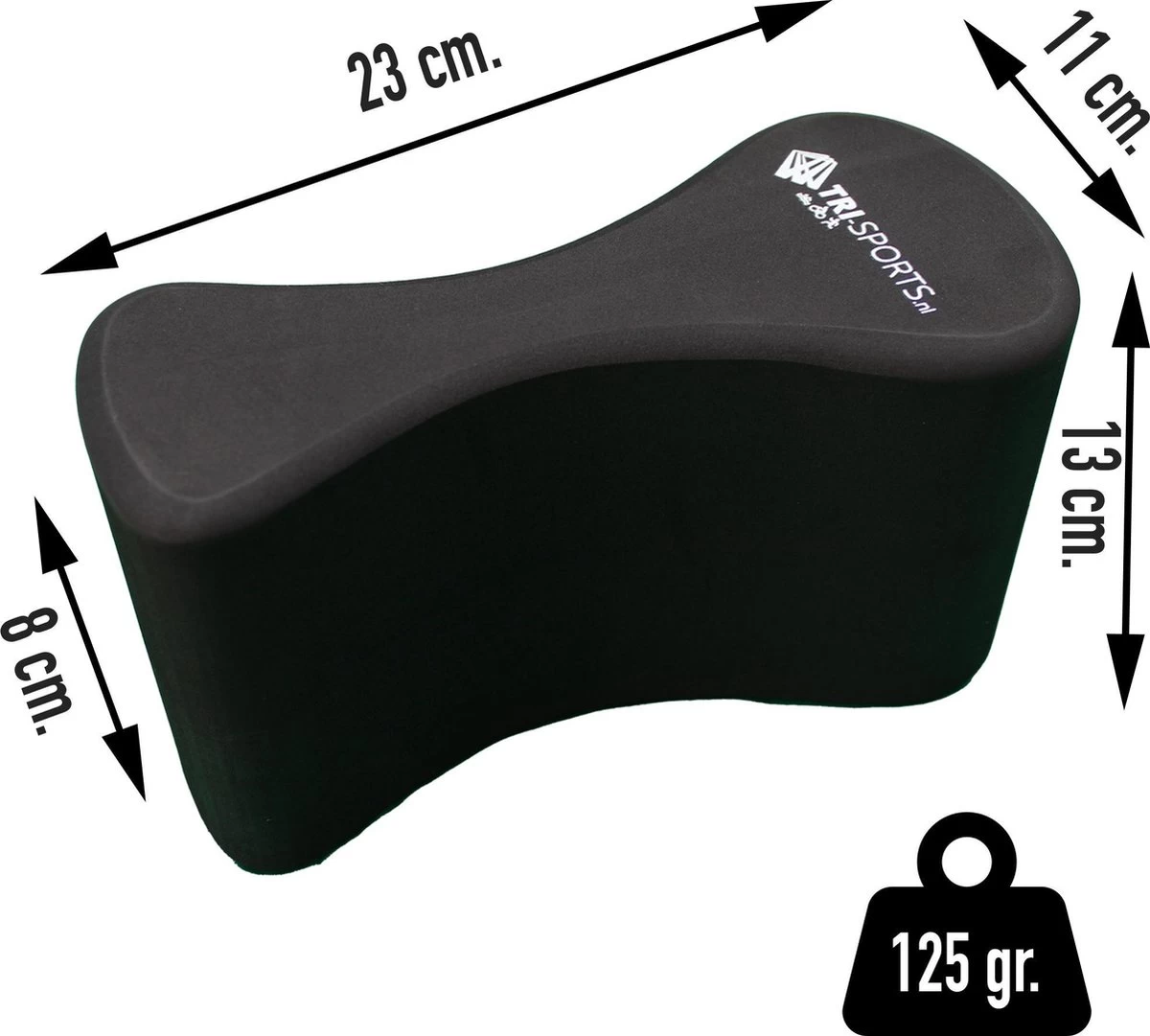 Tri-Sports.nl Pullbuoy - Pull Boy Weegt 125 Gram - Gemaakt Van Foam (23 X 11 X 13 Cm.) - Deze Pull-buoy / Pullboy (beendrijver) Heeft Een Extra Groot Volume, Pull Buoy Ideaal Voor Trainingen. 4 Tri-Sports.nl Pullbuoy - Pull Boy Weegt 125 Gram - Gemaakt Van Foam (23 X 11 X 13 Cm.) - Deze Pull-buoy / Pullboy (beendrijver) Heeft Een Extra Groot Volume, Pull Buoy Ideaal Voor Trainingen. - Afbeelding 2