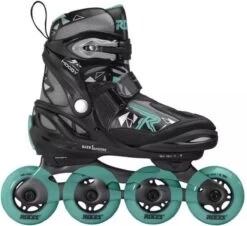 Roces MOODY TIF Verstelbare Inlineskates - Maat 36-40 - Aqua