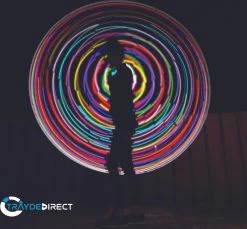 Regenboog Hoelahoop Met 24 Geïntegreerde LEDs 90CM Goud -Winkel voor professionele sportartikelen 1200x1112 2