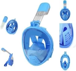 Atlantis Full Face Mask 2.0 - Snorkelmasker - Kinderen - Blauw - XS -Winkel voor professionele sportartikelen 1200x1116