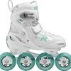 Roces MOODY TIF Verstelbare Inlineskates - Maat 36-40 - Wit/lichtblauw/zilver -Winkel voor professionele sportartikelen 1200x1126
