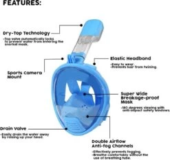 Atlantis Full Face Mask 2.0 - Snorkelmasker - Kinderen - Roze - XS -Winkel voor professionele sportartikelen 1200x1130