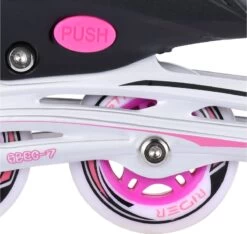 Street Rider Inline Skates - Verstelbaar - Skeeler - Roze/ Grijs - Maat 31/34 -Winkel voor professionele sportartikelen 1200x1139
