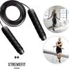 XTREMEFIT® Professioneel Verstelbaar Springtouw - Fitness - Boksen - Sport - Krachttraining - Crossfit - Anti-slip Handvat - Buitensport - Thuis Oefeningen - Fitness - Conditie - Springtouw Volwassenen - Springtouw Kinderen -Winkel voor professionele sportartikelen 1200x1141 1