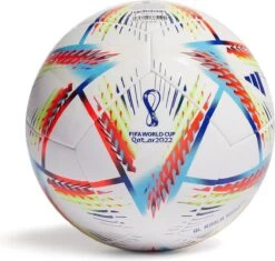 Adidas Al Rihla Wk 2022 Trainings Voetbal Wit/Roze - Maat 5