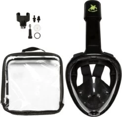 Sea Turtle Full Face Mask - Snorkelmasker - Volwassenen - Zwart - S/M -Winkel voor professionele sportartikelen 1200x1150 1