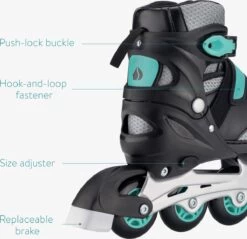 Navaris Verstelbare Skeelers Verschillende Maten - Verstelbare Skates Voor Meisjes En Jongens - Inline Skates Kinderen Blauw/grijs - Meerdere Maten 14 Navaris Verstelbare Skeelers Verschillende Maten - Verstelbare Skates Voor Meisjes En Jongens - Inline Skates Kinderen Blauw/grijs - Meerdere Maten -Winkel voor professionele sportartikelen 1200x1159 1