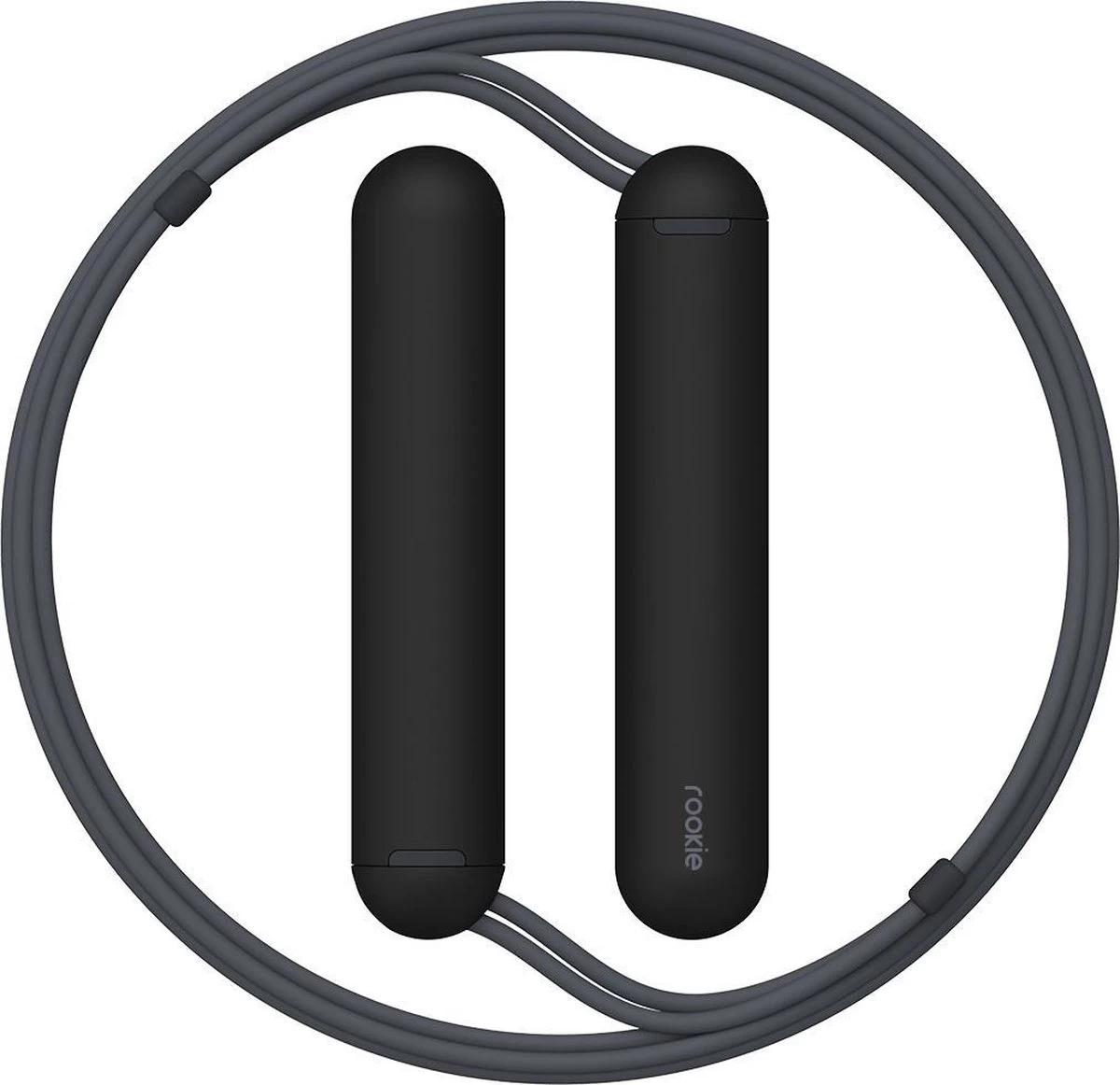 SmartRope Rookie - Springtouw Met Mobiele App - Fitness Springtouw Met Teller - Verstelbaar Springtouw - Touwtje Springen - Skipping Rope - Touwtje Springen - Fitness - Boksen - Krachttraining - Crossfit - Zwart 4 SmartRope Rookie - Springtouw Met Mobiele App - Fitness Springtouw Met Teller - Verstelbaar Springtouw - Touwtje Springen - Skipping Rope - Touwtje Springen - Fitness - Boksen - Krachttraining - Crossfit - Zwart - Afbeelding 2