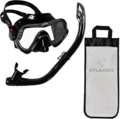 Atlantis Samana Pro Combo - Snorkelset - Volwassenen - Zwart/Grijs -Winkel voor professionele sportartikelen 1200x1188 1