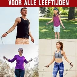 FitBoostR - 2 Stuks - Professioneel Springtouw Met Extra Gewicht - Sport - Verstelbaar - Verzwaard - Rood - Volwassen En Kinderen - Touwtje Springen - Speedrope Conditie & Krachttraining - Thuis Oefeningen & Buitensport Fitness Artikelen -Winkel voor professionele sportartikelen 1200x1188 4