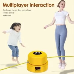 Merkloos Elektrisch Ronddraaiend Springtouwmachine - Jump Rope Machine - 360 Graden Springtouw - Vetverlies - Kinderspeelgoed