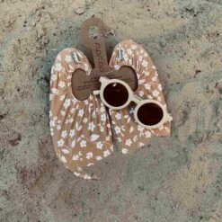 Slipstop Mosterd Flower - Oker Met Witte Bloemen -Winkel voor professionele sportartikelen 1200x1200 144