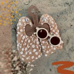 Slipstop Mosterd Flower - Oker Met Witte Bloemen -Winkel voor professionele sportartikelen 1200x1200 145