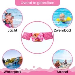 Zwemvest Kind - Zwembandjes - Puddle Jumper - Drijfvest Kind - 2-6 Jaar - 14-25kg - Roze -Winkel voor professionele sportartikelen 1200x1200 256