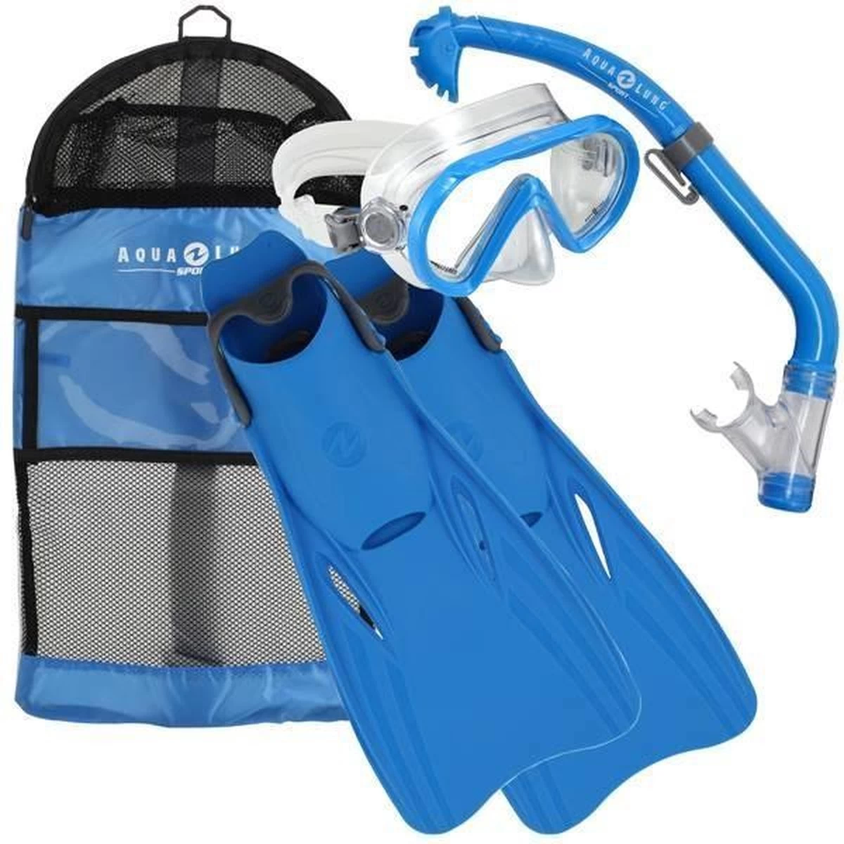 Aqua Lung Sport Santa Cruz Kids - Snorkelset - L/XL (32-37) - Blauw 3 Aqua Lung Sport Santa Cruz Kids - Snorkelset - L/XL (32-37) - Blauw
