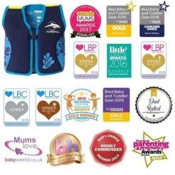 Konfidence - Zwemvest/Drijfvest Kind - Blauw - 1,5-3 Jaar / 12-20 Kg -Winkel voor professionele sportartikelen 1200x1200 329